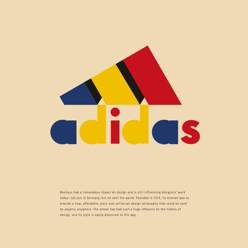 Community Contest | Reimagine a famous logo in Bauhaus style Design by Arto_