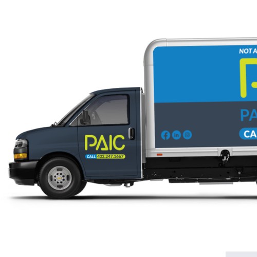 Design us an eye catching, modern, box truck wrap! Design réalisé par designsbymark