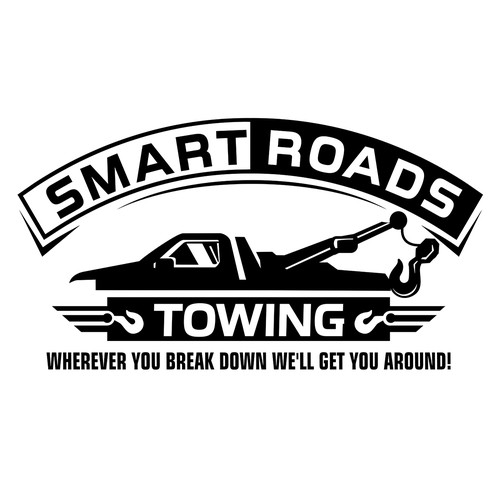 Best Towing Company Logo Design takes it all! Design by hasahatan