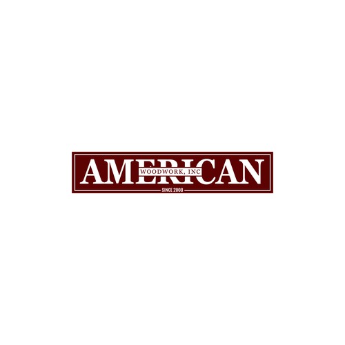 American Woodwork news a new logo Design by DesignWarrior13