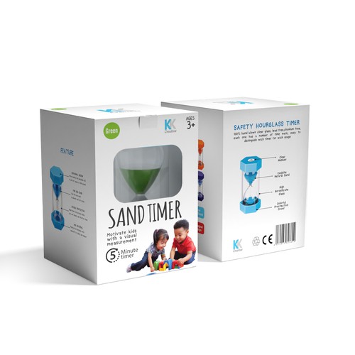 Product packaging for Sand-Timer Design by syakuro