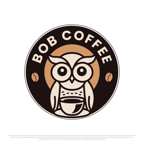 Diseño de Shiren Std titulado "Bob Coffee Badge Logo Design"