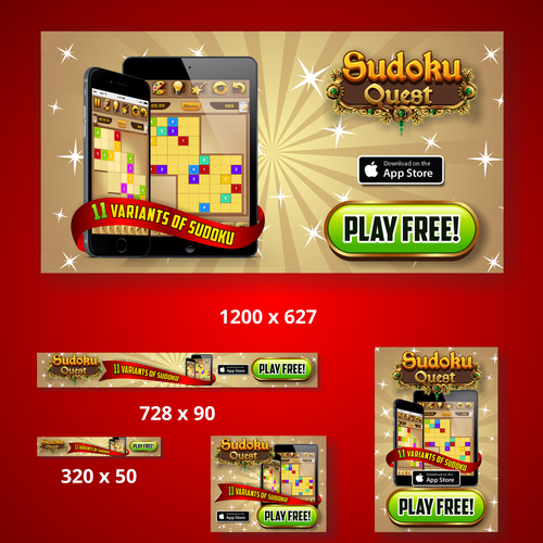 Ad Banners For Mobile Game Concursos De Banner Publicitario 99designs