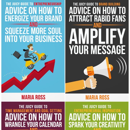 Design di The Juicy Guides: Create series of eBook covers for mini guides for entrepreneurs di LianaM