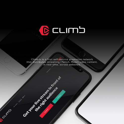 Logo redesign for live stream promotion network Design by wSn™