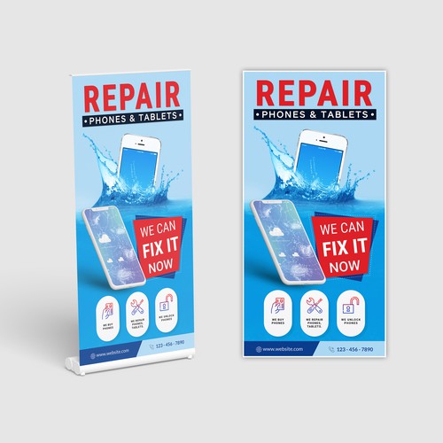 Phone Repair Poster Design von Along99