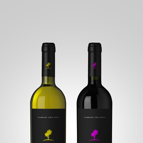 Create a wine label that is simple yet fun Design by Dan Newman