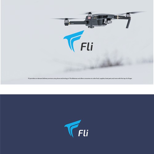 Drone delivery logo Logo design contest