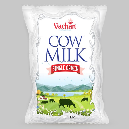 Vachan Cow Milk Design by Moi_Designers