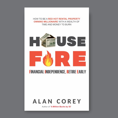 Eye-catching BOOK COVER with REAL ESTATE and EARLY RETIREMENT focus Design by Songv™