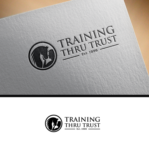 Looking for a simple but powerful horsemanship/horse trainer logo Design réalisé par Bishusal Studio™