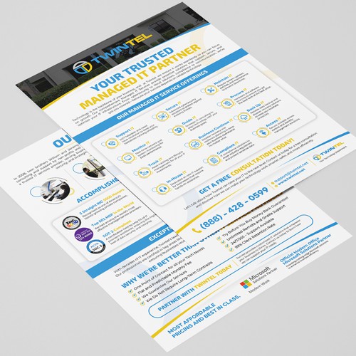 Twintel Service Advertisement Design by Dzhafir