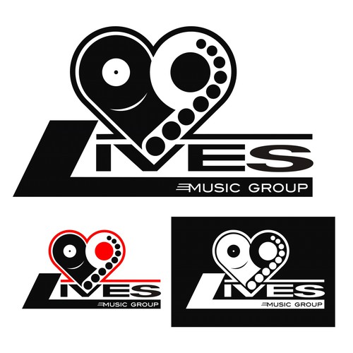 9 Lives Music Group Record Label LOGO Design by targa