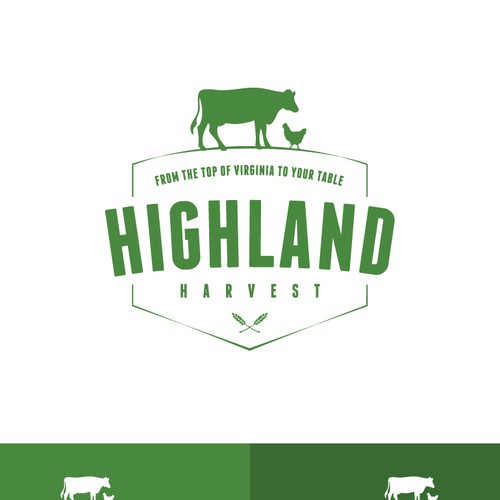 Highland Harvest- Logo and branding for artisanal farm on-line shopping ...