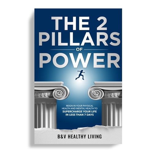 2 Pillars of Power book cover design to grab attention Design by Mr.TK