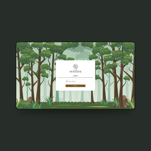 Designs | Modern and Natural Forest Illustration for Initial Website ...