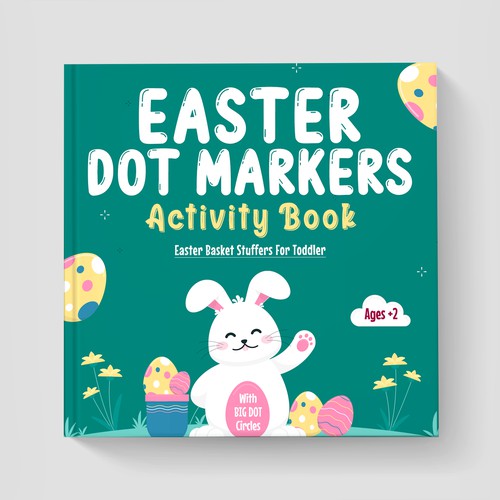 Easter Coloring Activity Book For Kids Design by Prolific_Eye