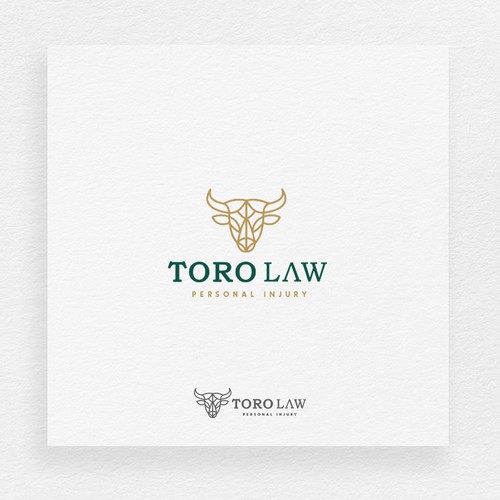 Design a unique skull bull logo for a personal injury law firm Réalisé par Logonatics