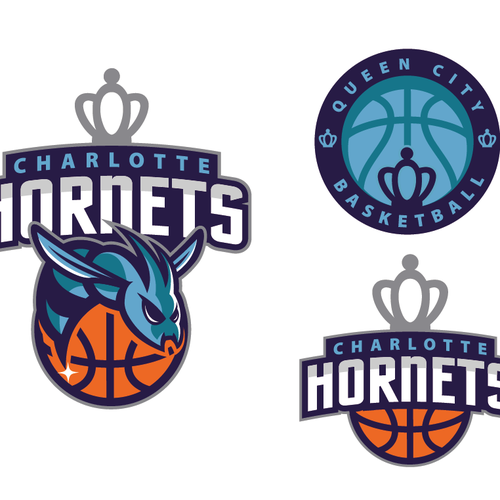 Community Contest: Create a logo for the revamped Charlotte Hornets! Diseño de Shmart Studio
