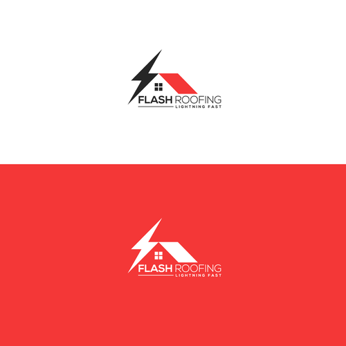 Compete to create a logo for Flash Roofing! Design by Ledu