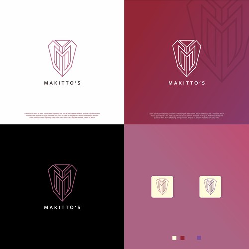 Design a logo for “Makitto’s” a new card shop for trading and collecting! Design by inumocca™