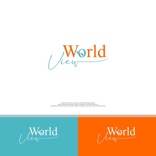 WorldView Magazine Logo Design by Young Creations