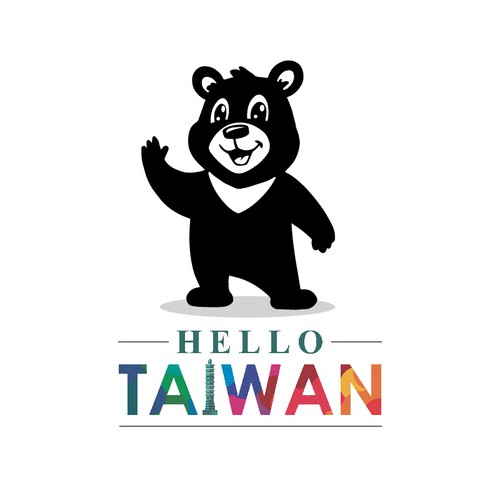 Hello Taiwan Black Bear Design by |Alex|