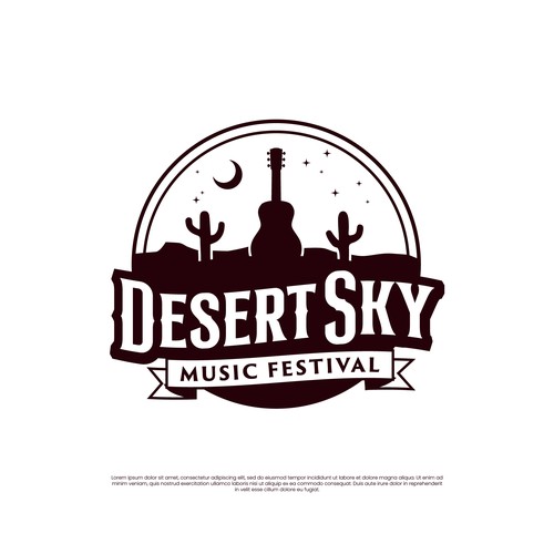 Desert Sky Music Festival Design by Cecilia0409