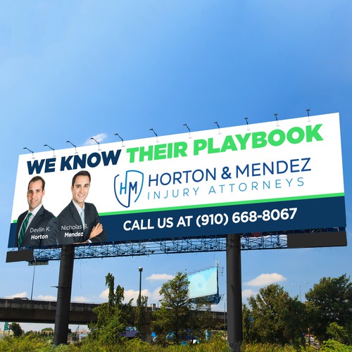 Personal Injury Lawyer Billboard Design Showdown! Design by harles .