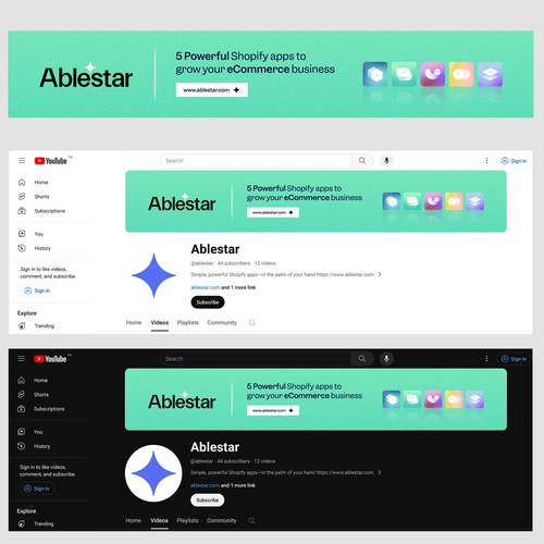 Designs | YouTube Header | Social media page contest