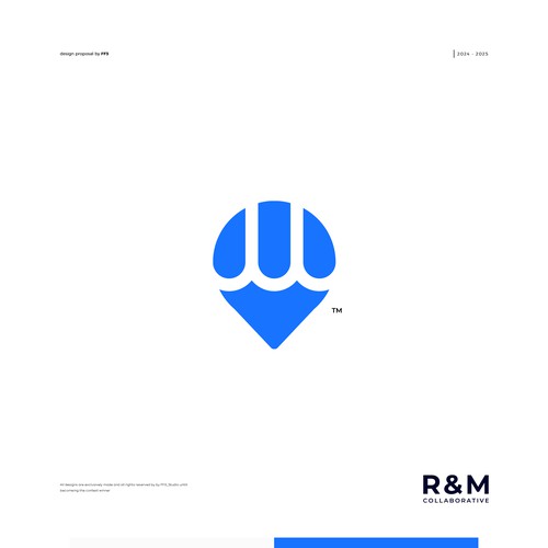 Minimal marketing and consulting logo with a lowkey professional vibe. Easy to put on apparel. Design by FF3 ˢᵗᵘᵈⁱᵒ