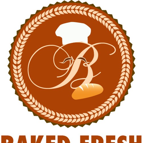 logo for Baked Fresh, Inc. デザイン by candyrachel