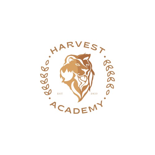 Harvest Academy Lions Mascot Design by kakon's Illustration