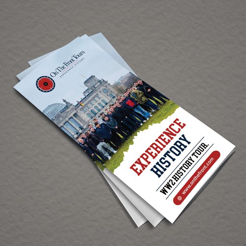 Brochure design for WW2 tour operator in Berlin Design by D Better Design