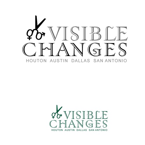 Create a new logo for Visible Changes Hair Salons Réalisé par mrkar