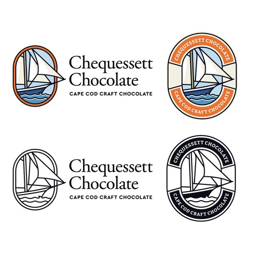 Design a sophisticated logo for a luxury craft chocolate company Réalisé par yuhok