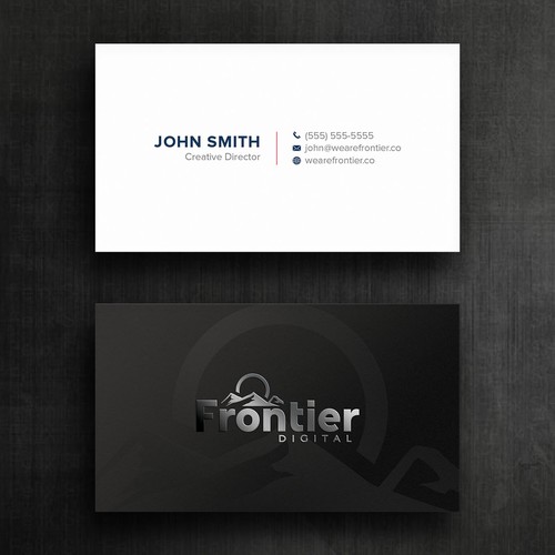 Create a business card with a rock solid brand Réalisé par Felix SH