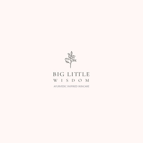 Create a pure & simple logo/ CI for "Big Little Wisdom" (Ayurvedic Inspired Skincare) Design by JU_PO