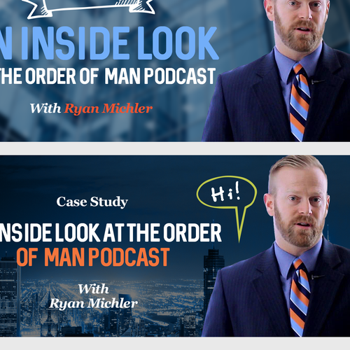 1900 x 700 Product Banner For Case Study: An Inside Look At The Order Of Man Podcast With Ryan Michl Design von Wishnewsky
