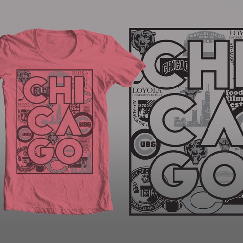 Chicago T-Shirt Design Design by rendrasc