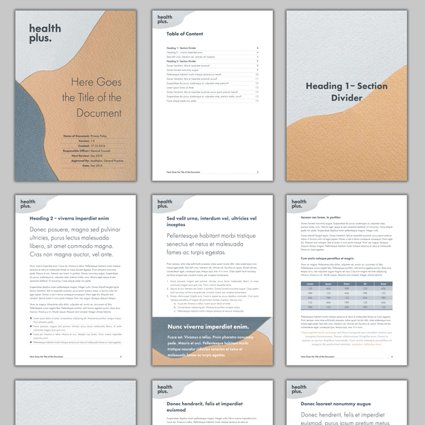 Ms Word Manual Template