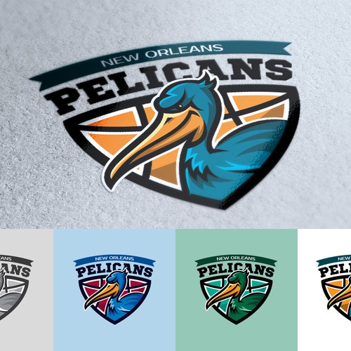 99designs community contest: Help brand the New Orleans Pelicans!! Réalisé par Rom@n