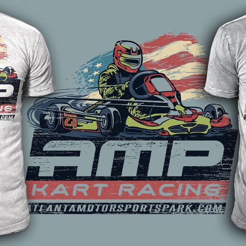 We need a creative new t shirt design for our outdoor go kart