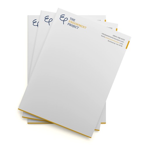 Clean, simple note design, The Endowment Project Design by prosenjit_P