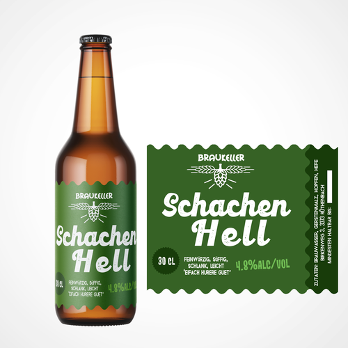 Microbrauerei: Bierflasche sucht Etikettendesign Design by halesen