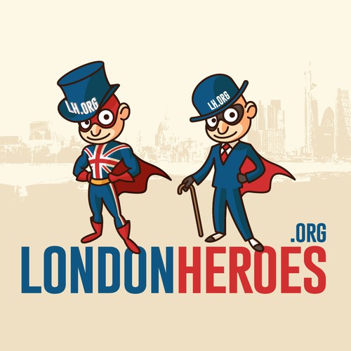 Create the character of a London hero as a logo for londonheroes.org Réalisé par Atzinaghy