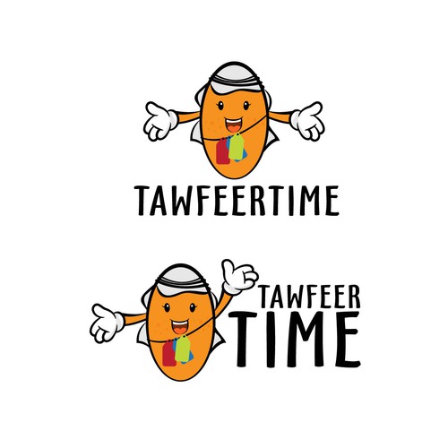 logo for " Tawfeertime" Diseño de Rizwan !!