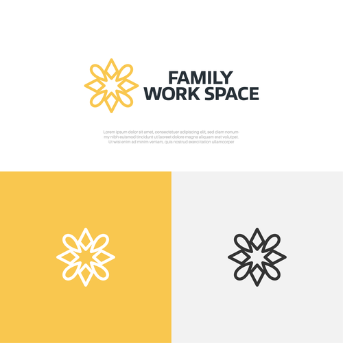 Unique family friendly co-working space needs logo Design by suzie