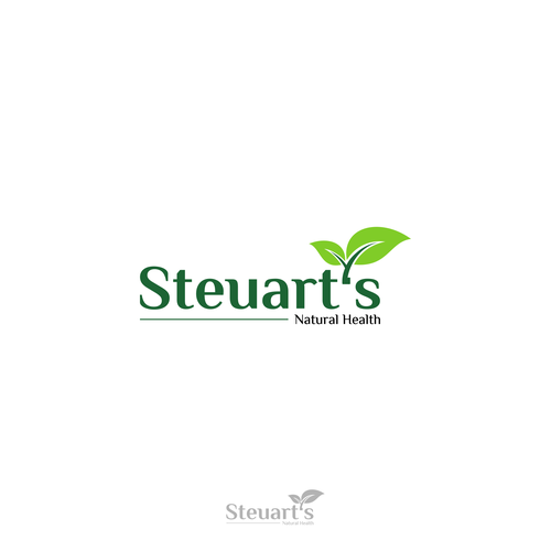 "Steuart's Natural Health" New Logo Design by Salman♥