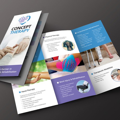 therapy brochure (Hand, Occupational and Physical Therapy | Brochure ...